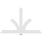 Ekena Millwork Redmond Architectural Grade PVC Gable Bracket, 84"W x 52 1/2"H x 2"D x 6"F, 15/12 Pitch GBP084X53X0206RED00 - alternate 4